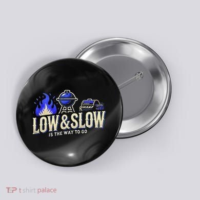 Funny Bbq Smoker Meat Smoking Tools Grilling Barbecue Button
