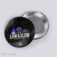 Funny Bbq Smoker Meat Smoking Tools Grilling Barbecue Button thumb 0