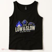 Funny Bbq Smoker Meat Smoking Tools Grilling Barbecue Tank Top thumb 2