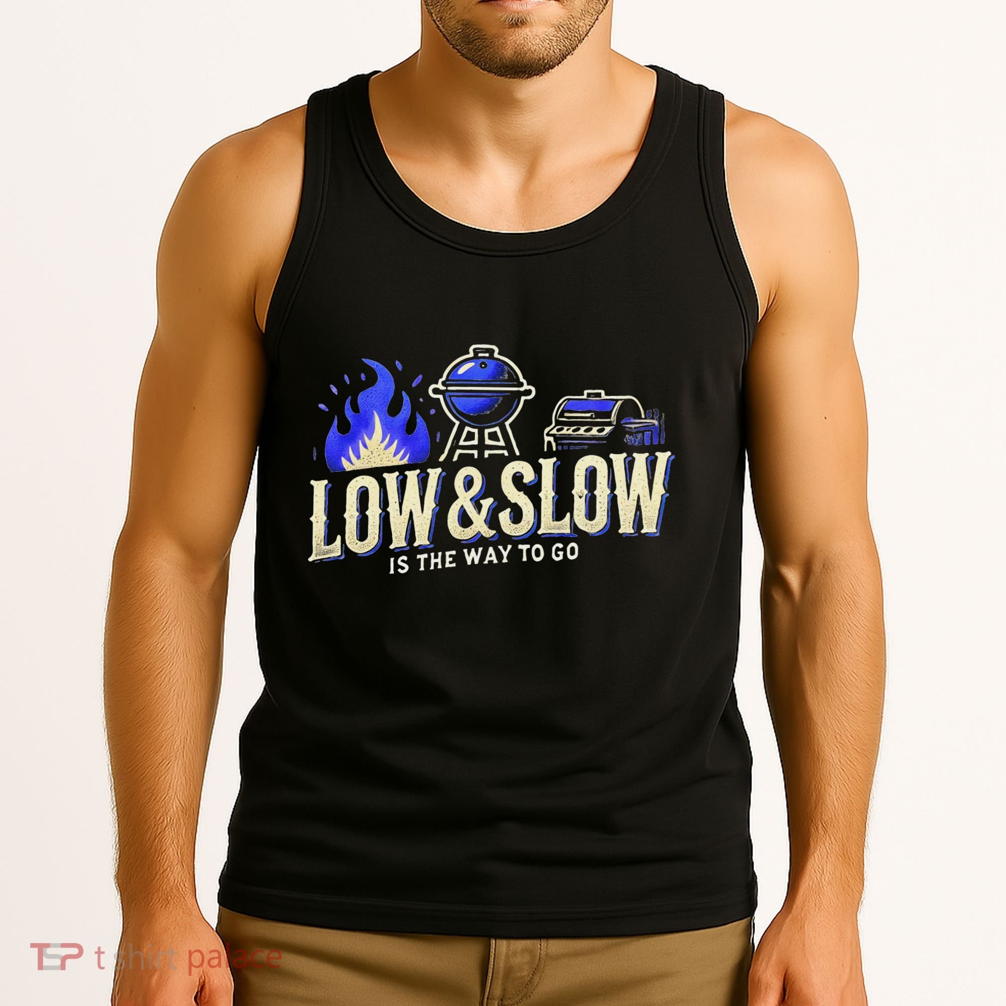 Funny Bbq Smoker Meat Smoking Tools Grilling Barbecue Tank Top
