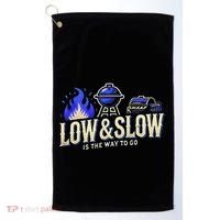 Funny Bbq Smoker Meat Smoking Tools Grilling Barbecue Golf Towel thumb 0