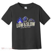 Funny Bbq Smoker Meat Smoking Tools Grilling Barbecue Toddler T-Shirt thumb 0