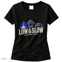 Funny Bbq Smoker Meat Smoking Tools Grilling Barbecue Women's T-Shirt thumb 0