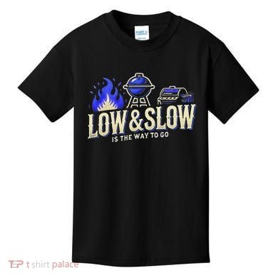 Funny Bbq Smoker Meat Smoking Tools Grilling Barbecue Kids T-Shirt