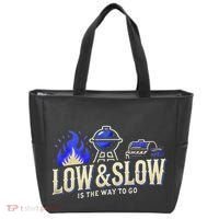 Funny Bbq Smoker Meat Smoking Tools Grilling Barbecue Tote Bag thumb 0
