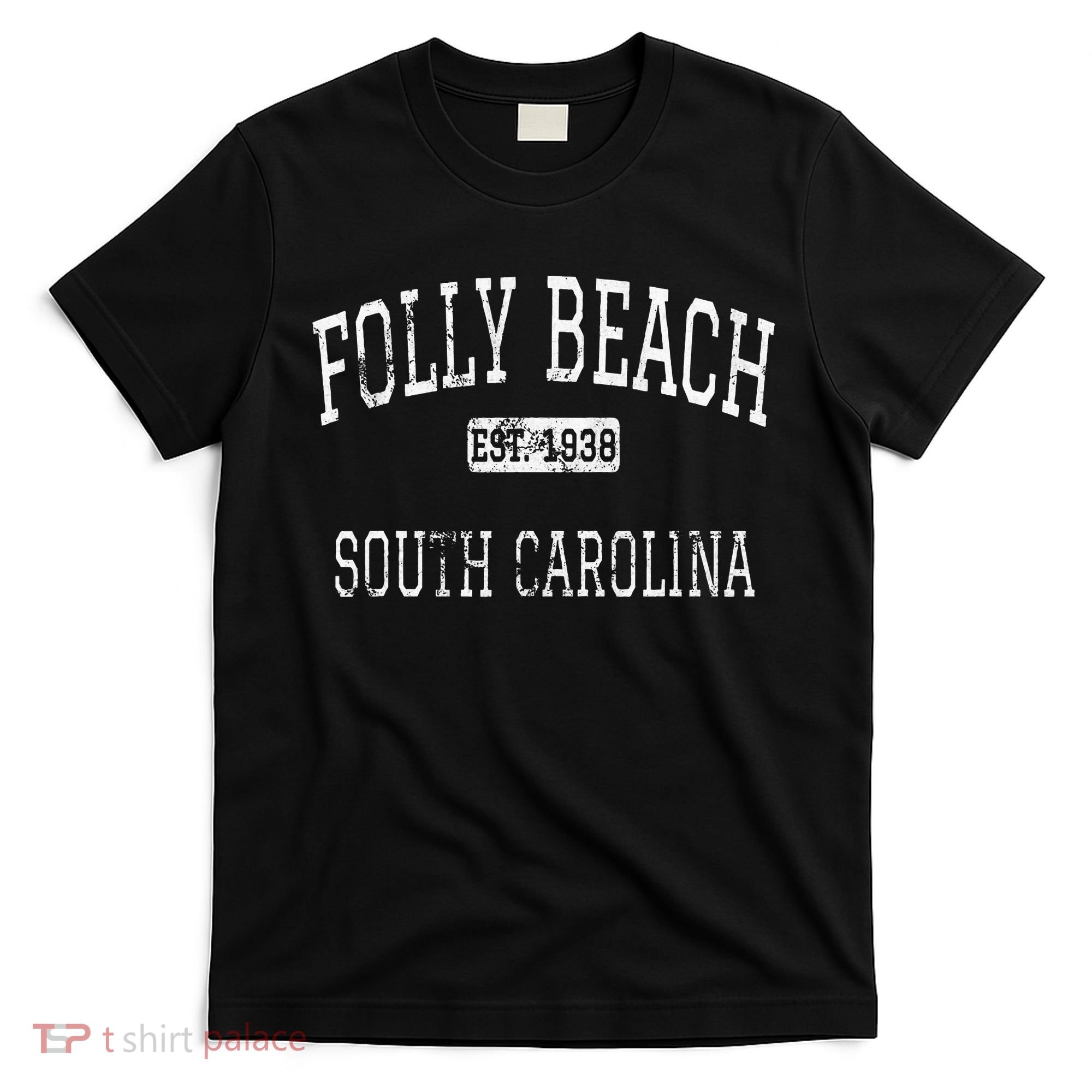 Folly Beach South Carolina Sc Vintage T-Shirt