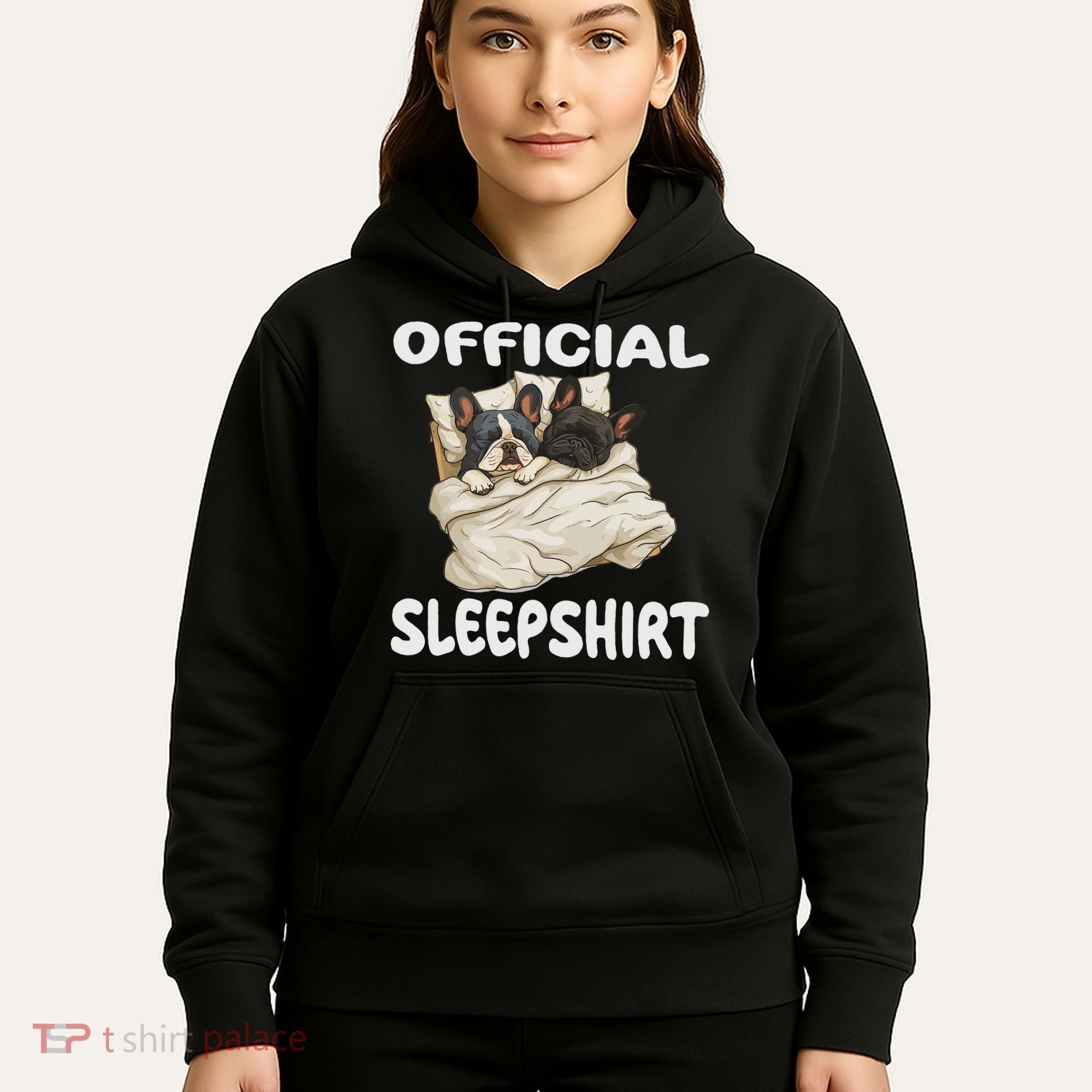 French Bulldog Sleep Pajamas Nightgown Hoodie
