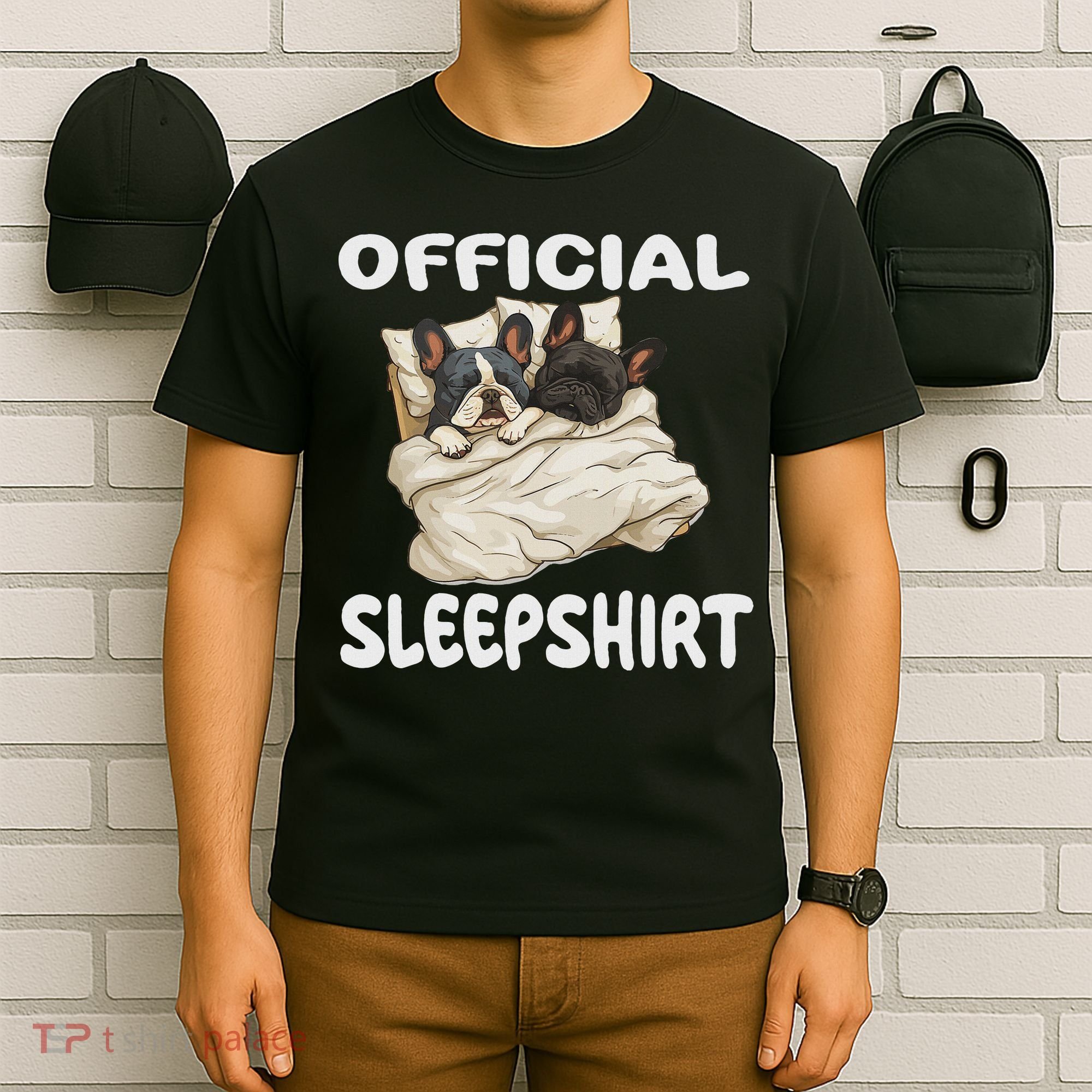French Bulldog Sleep Pajamas Nightgown T-Shirt