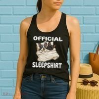 French Bulldog Sleep Pajamas Nightgown Women's Tank Top thumb 2