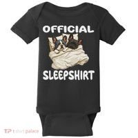 French Bulldog Sleep Pajamas Nightgown Baby Bodysuit thumb 0