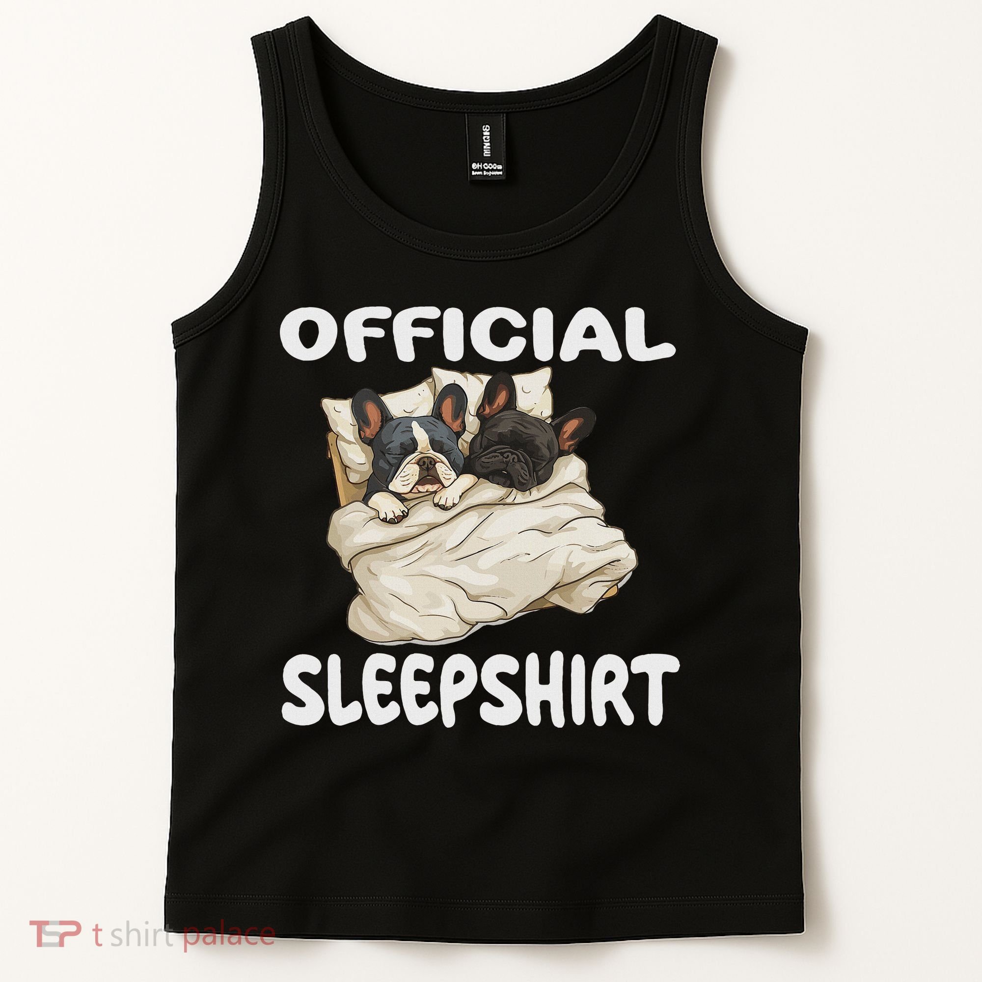 French Bulldog Sleep Pajamas Nightgown Tank Top