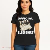 French Bulldog Sleep Pajamas Nightgown Women's T-Shirt thumb 4