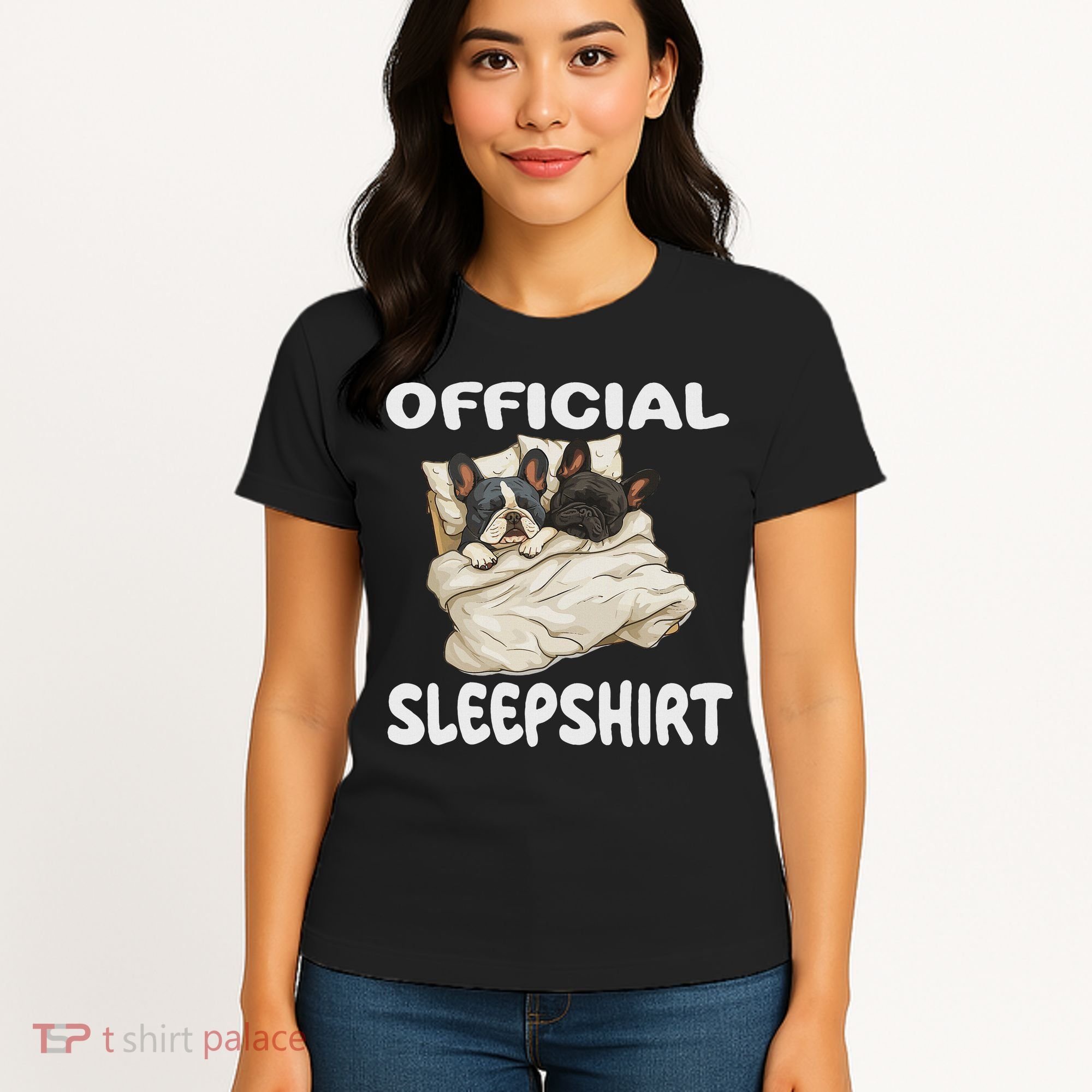 French Bulldog Sleep Pajamas Nightgown Women's T-Shirt