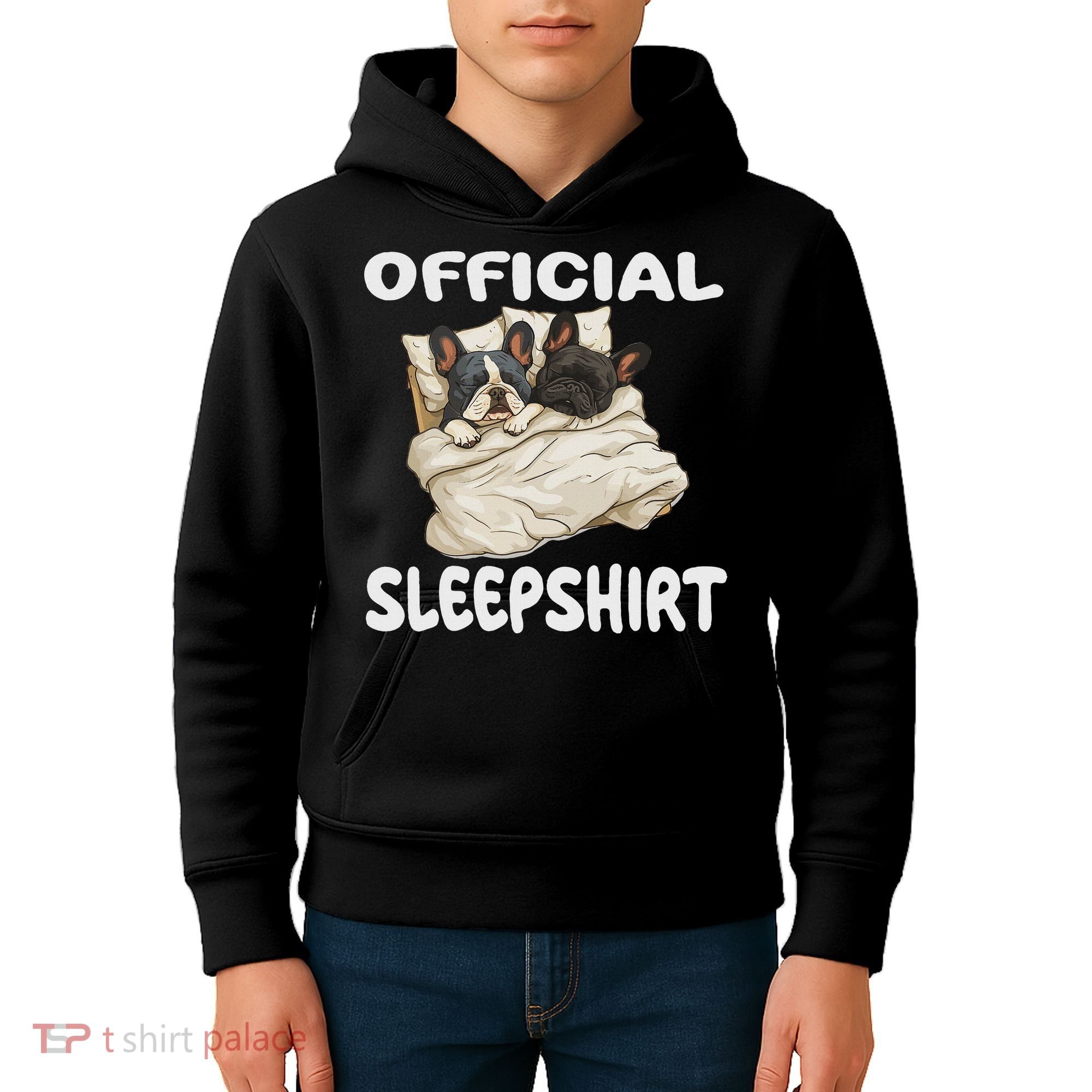 French Bulldog Sleep Pajamas Nightgown Kids Hoodie