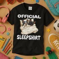 French Bulldog Sleep Pajamas Nightgown Kids T-Shirt thumb 3