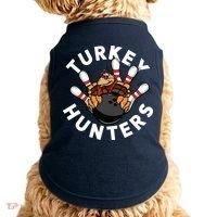 Funny Bowling Shirts For Turkey Hunters Doggie Tank thumb 0