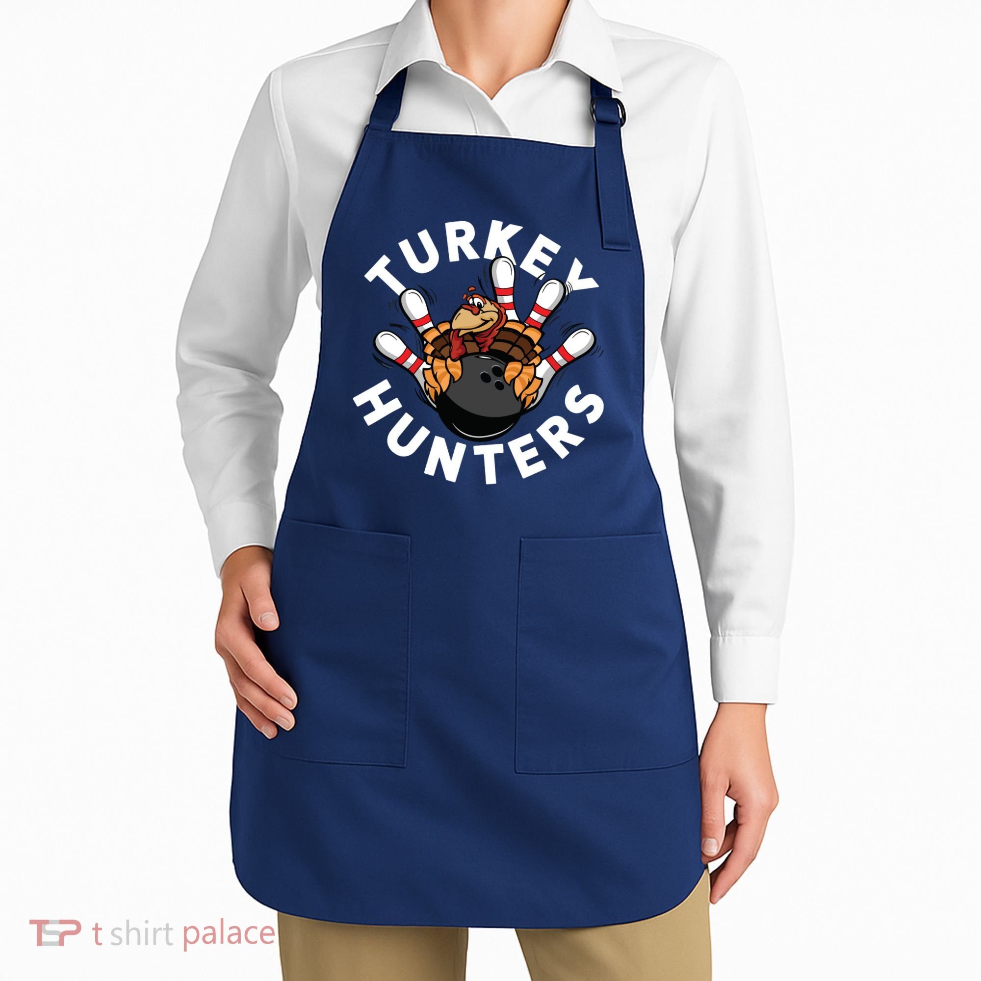 Funny Bowling Shirts For Turkey Hunters Apron
