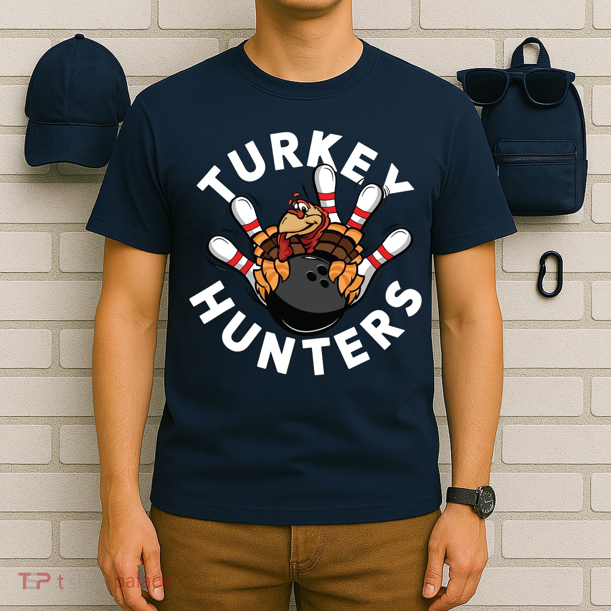 Funny Bowling Shirts For Turkey Hunters T-Shirt