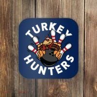 Funny Bowling Shirts For Turkey Hunters Coaster thumb 0