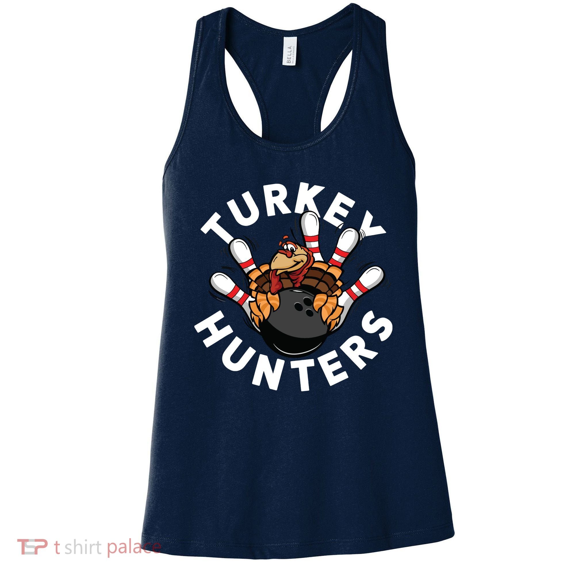 Funny Bowling Shirts For Turkey Hunters Women's Tank Top