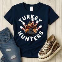 Funny Bowling Shirts For Turkey Hunters Women's T-Shirt thumb 3