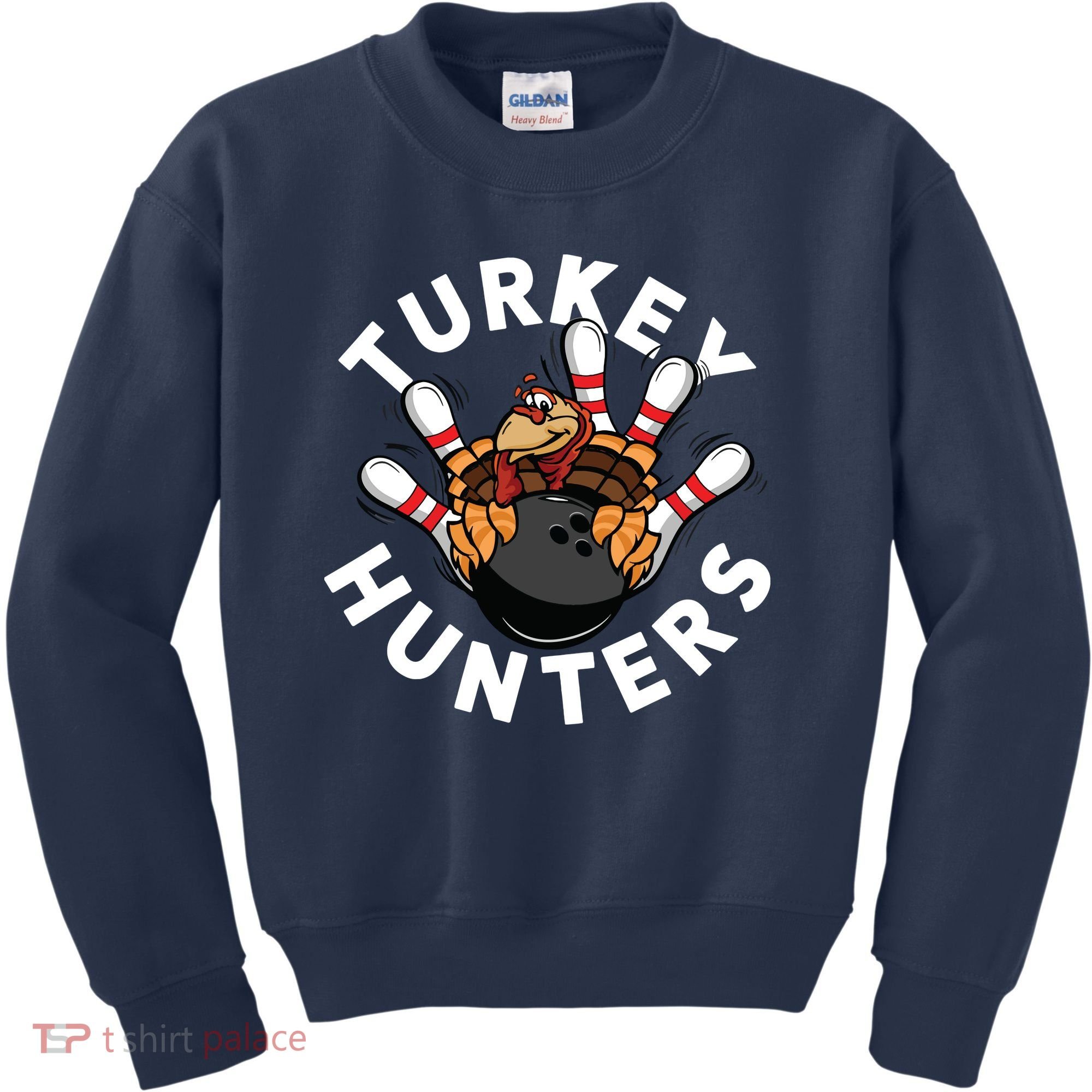 Funny Bowling Shirts For Turkey Hunters Kids Sweatshirt