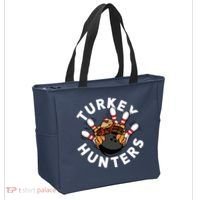 Funny Bowling Shirts For Turkey Hunters Tote Bag thumb 2