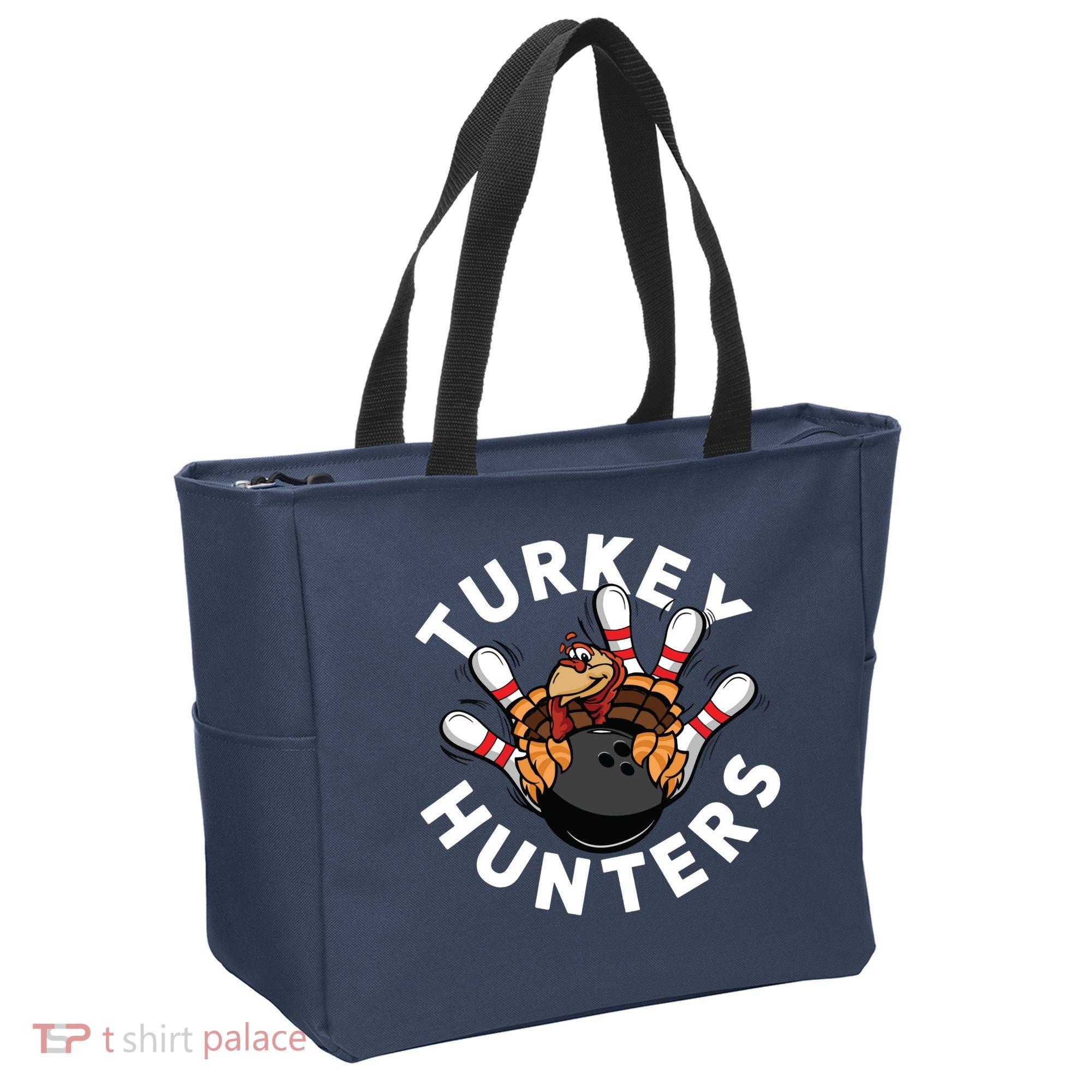 Funny Bowling Shirts For Turkey Hunters Tote Bag