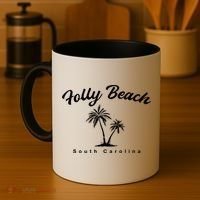 Folly Beach South Carolina Summer Sc Tropical Charleston Gift Coffee Mug thumb 4