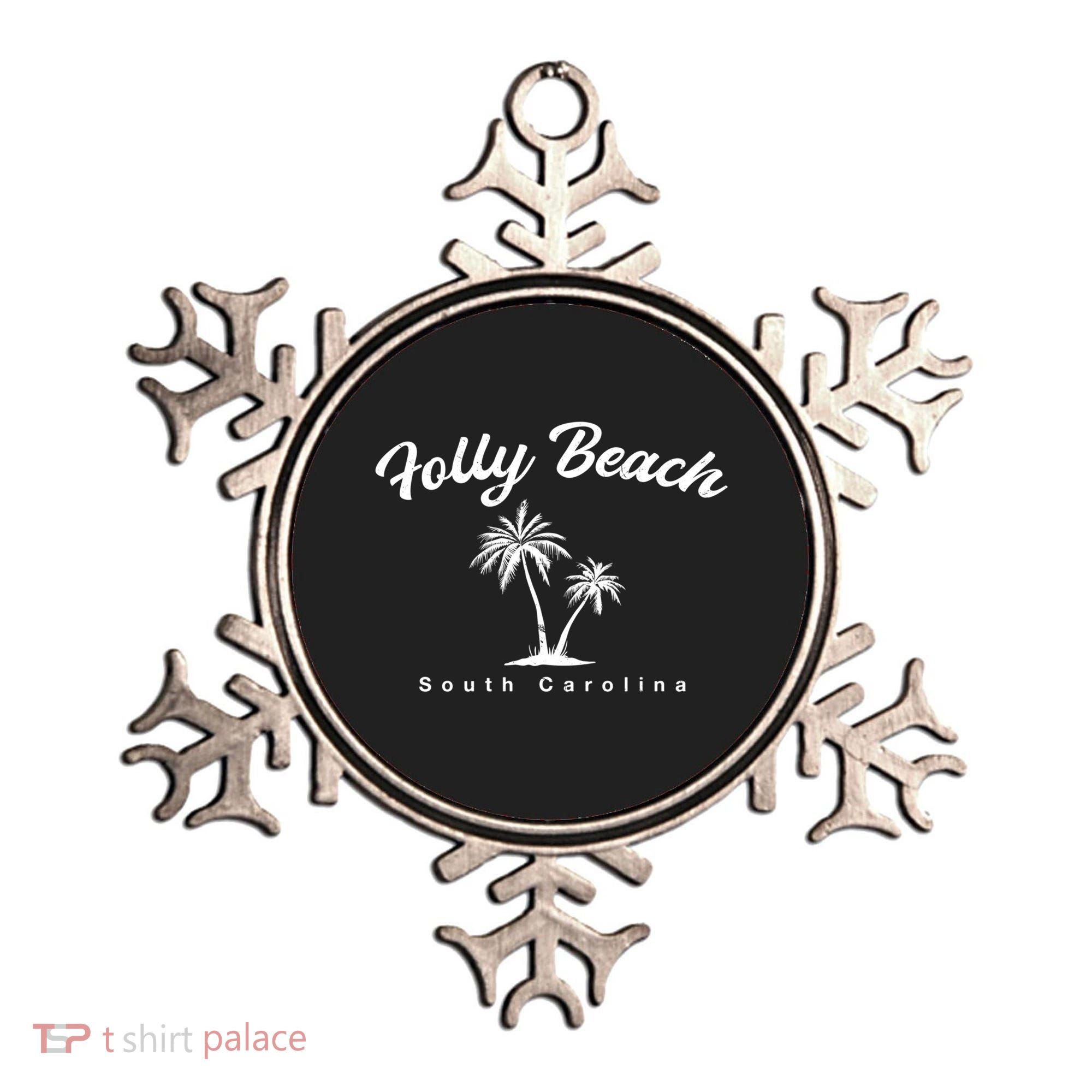Folly Beach South Carolina Summer Sc Tropical Charleston Gift Ornament