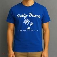 Folly Beach South Carolina Summer Sc Tropical Charleston Gift T-Shirt thumb 3