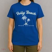 Folly Beach South Carolina Summer Sc Tropical Charleston Gift T-Shirt thumb 4
