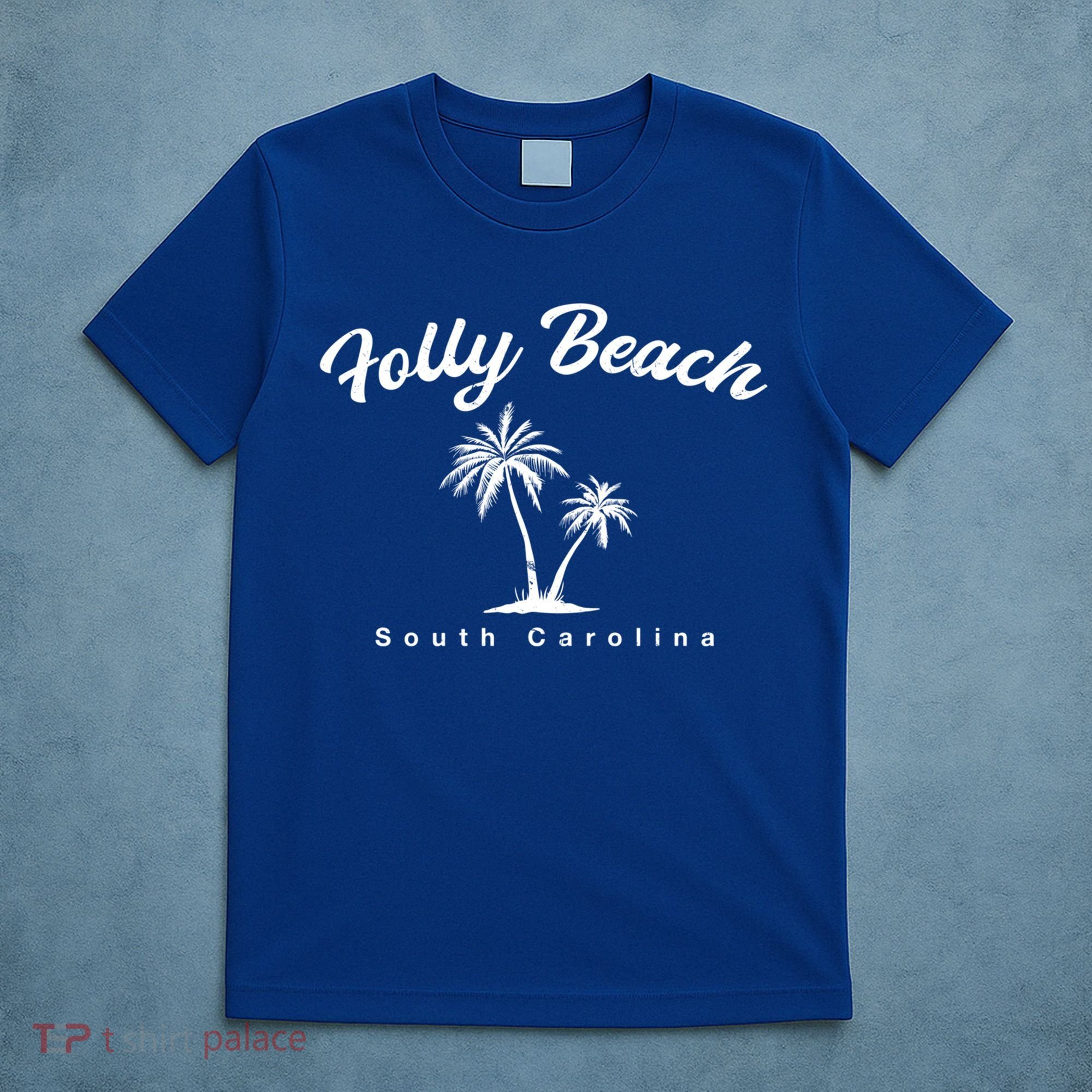 Folly Beach South Carolina Summer Sc Tropical Charleston Gift T-Shirt