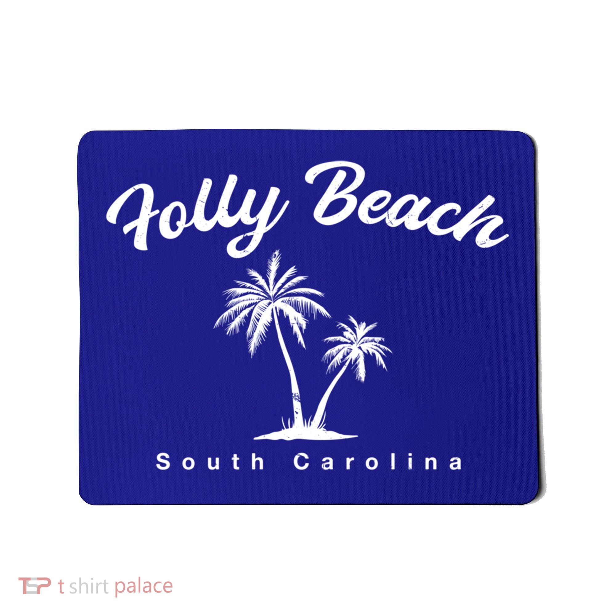 Folly Beach South Carolina Summer Sc Tropical Charleston Gift Mousepad