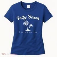 Folly Beach South Carolina Summer Sc Tropical Charleston Gift Women's T-Shirt thumb 0