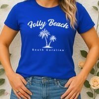 Folly Beach South Carolina Summer Sc Tropical Charleston Gift Women's T-Shirt thumb 2