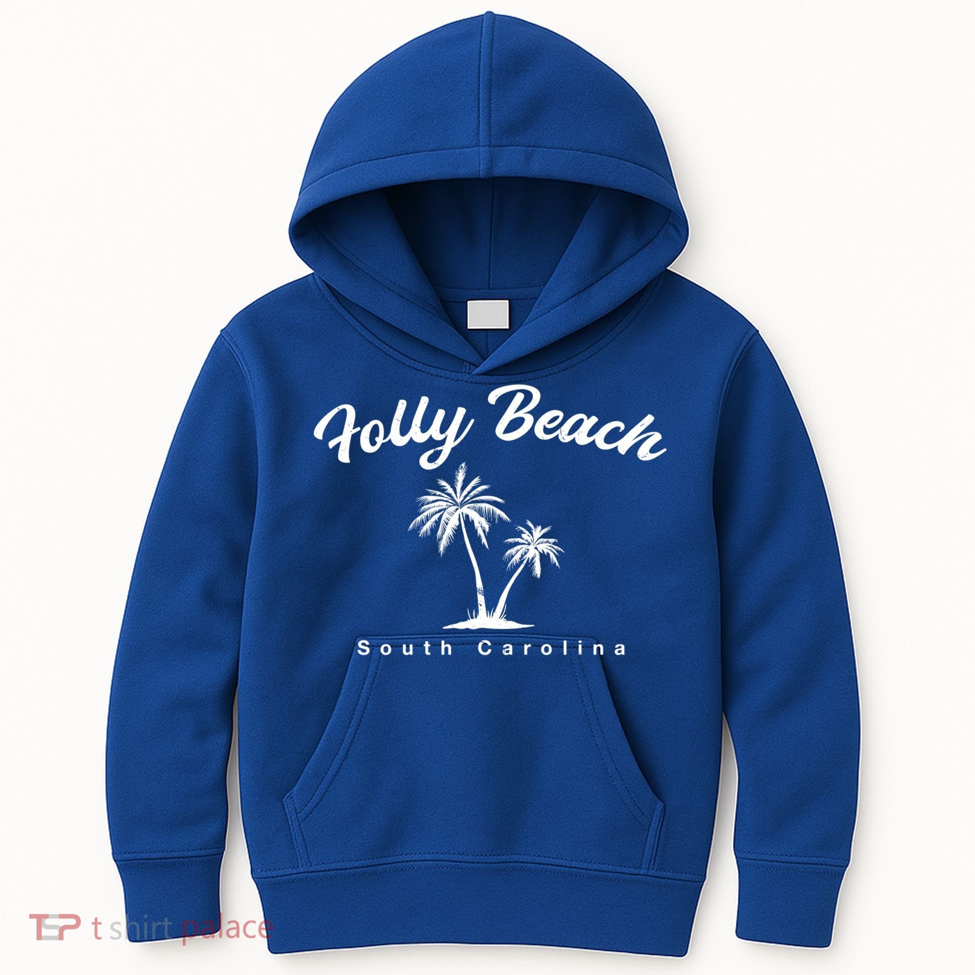 Folly Beach South Carolina Summer Sc Tropical Charleston Gift Kids Hoodie
