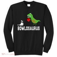 Funny Bowling S Dinosaur Bowler Dino Gift Idea Sweatshirt thumb 0