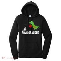 Funny Bowling S Dinosaur Bowler Dino Gift Idea Women's Hoodie thumb 0