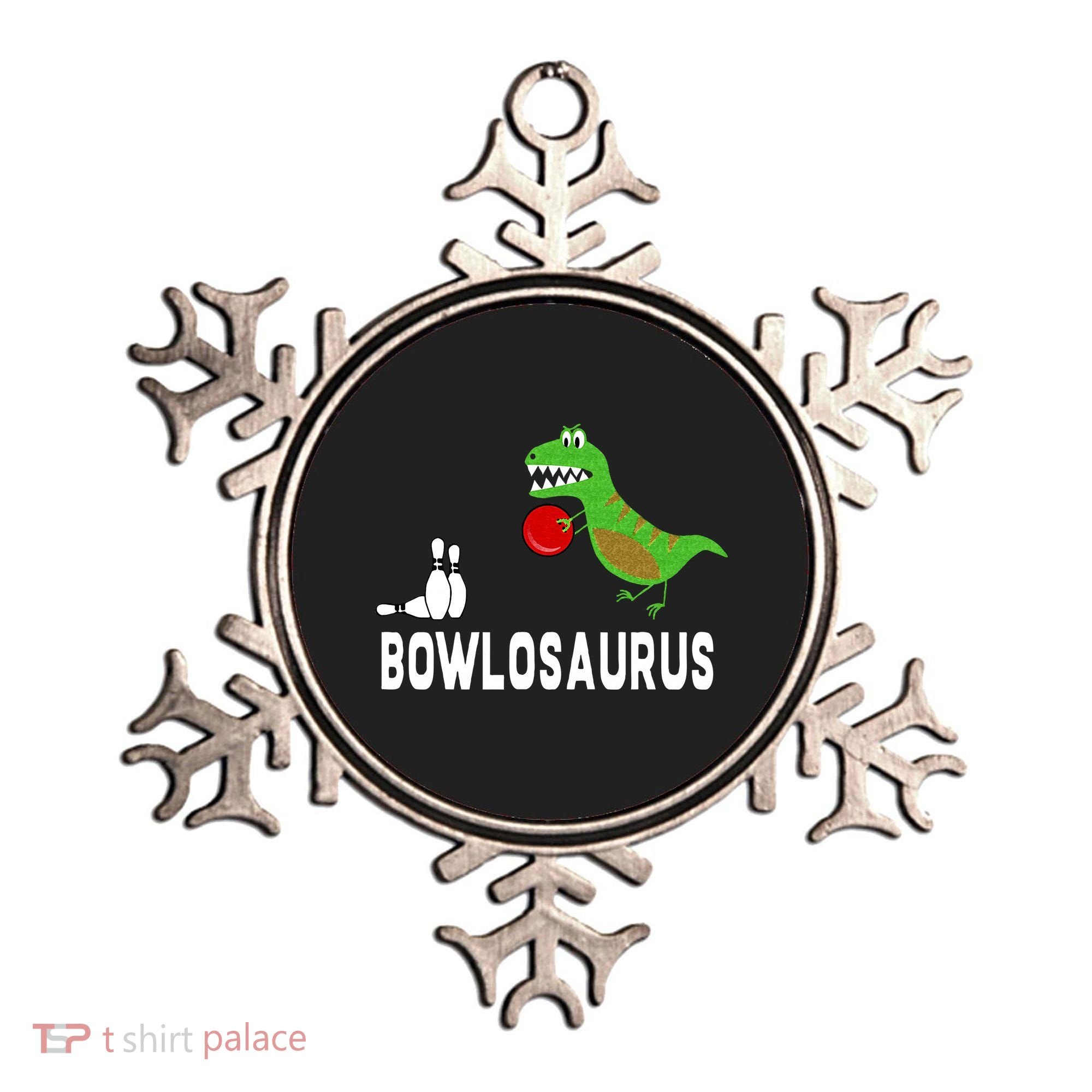 Funny Bowling S Dinosaur Bowler Dino Gift Idea Ornament
