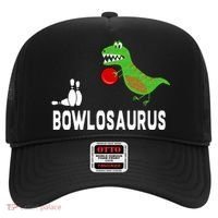 Funny Bowling S Dinosaur Bowler Dino Gift Idea Hat thumb 0