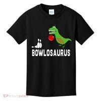 Funny Bowling S Dinosaur Bowler Dino Gift Idea Kids T-Shirt thumb 0