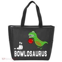 Funny Bowling S Dinosaur Bowler Dino Gift Idea Tote Bag thumb 0