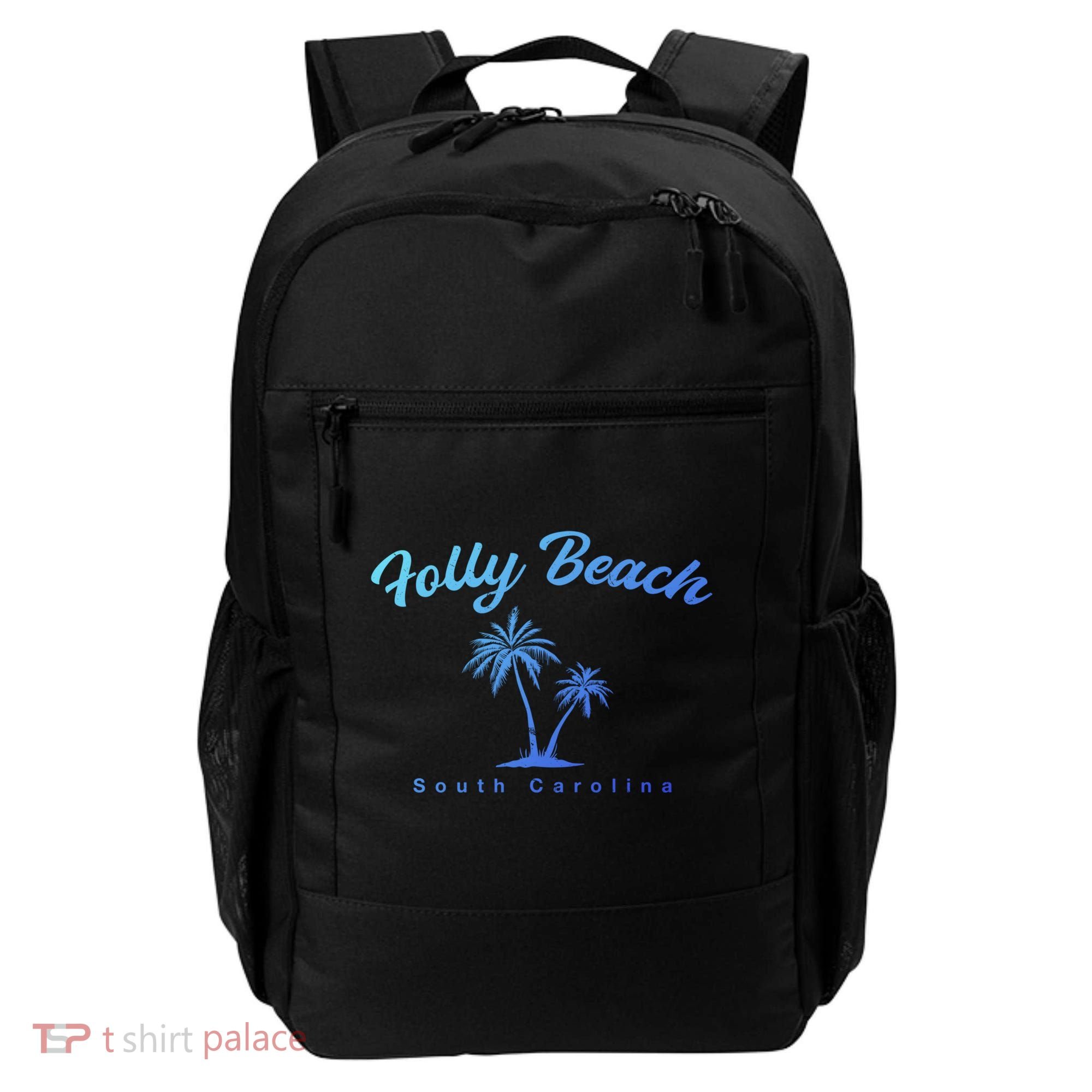 Folly Beach South Carolina Summer Sc Tropical Charleston Gift Backpack