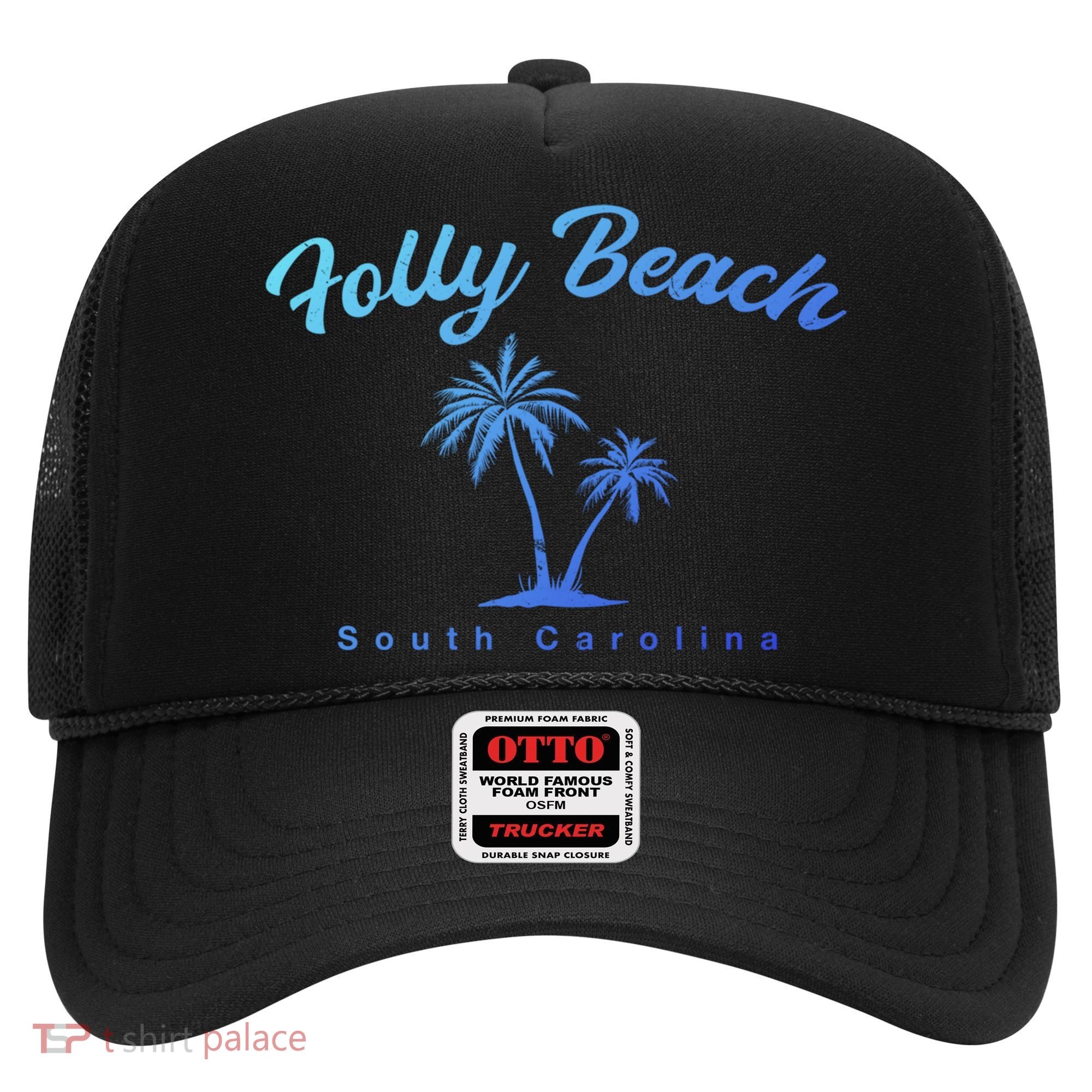 Folly Beach South Carolina Summer Sc Tropical Charleston Gift Hat