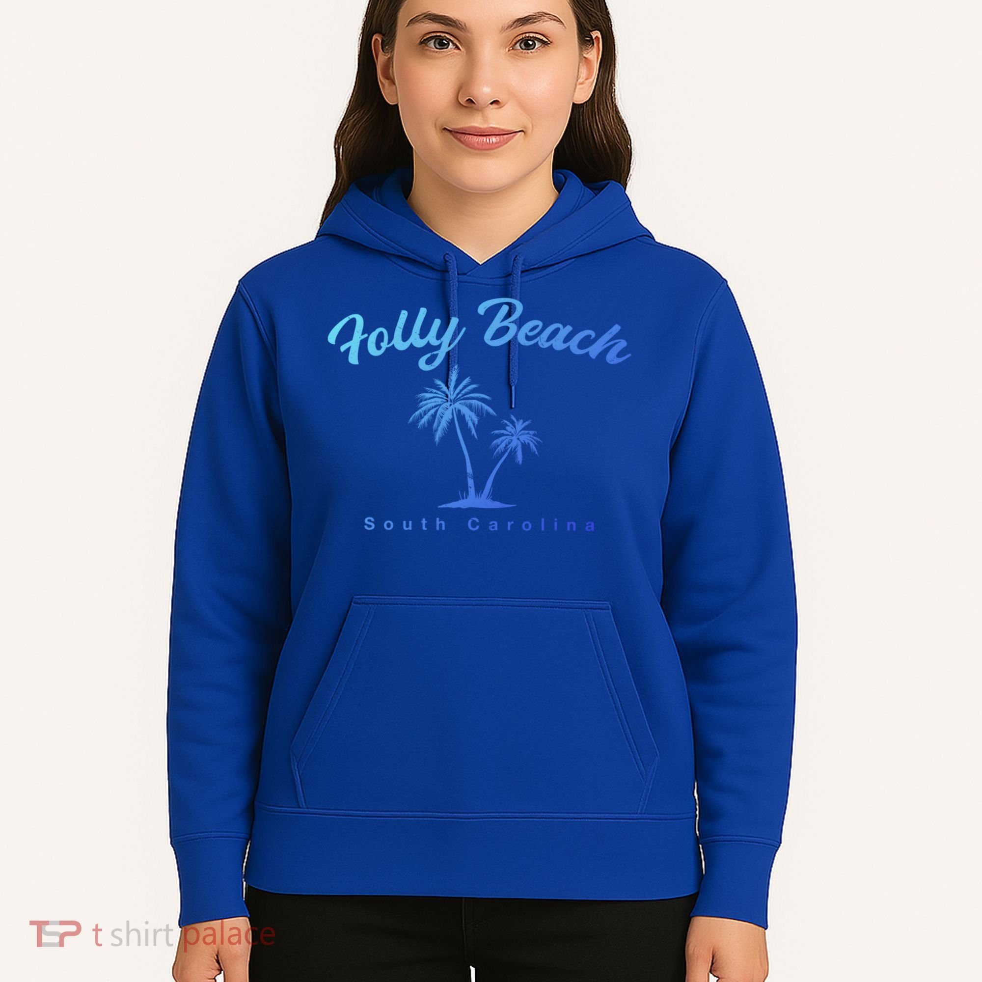Folly Beach South Carolina Summer Sc Tropical Charleston Gift Hoodie