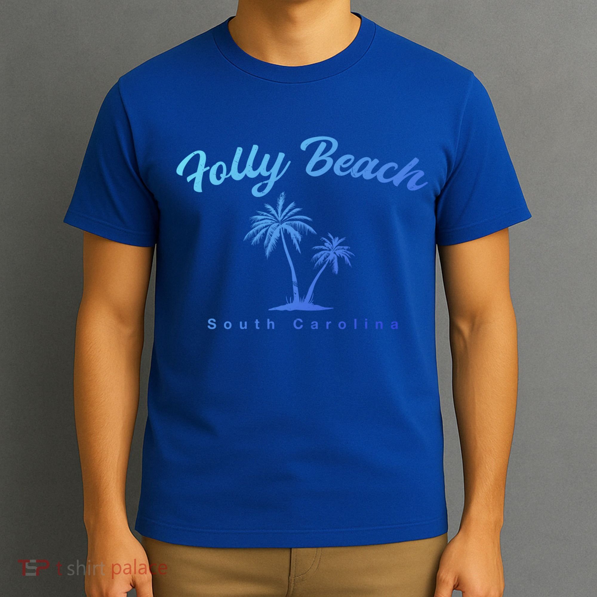 Folly Beach South Carolina Summer Sc Tropical Charleston Gift T-Shirt