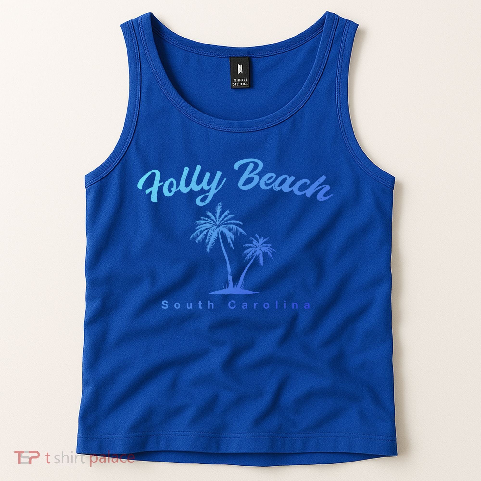 Folly Beach South Carolina Summer Sc Tropical Charleston Gift Tank Top