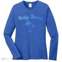 Folly Beach South Carolina Summer Sc Tropical Charleston Gift Women's Long Sleeve Shirt thumb 0