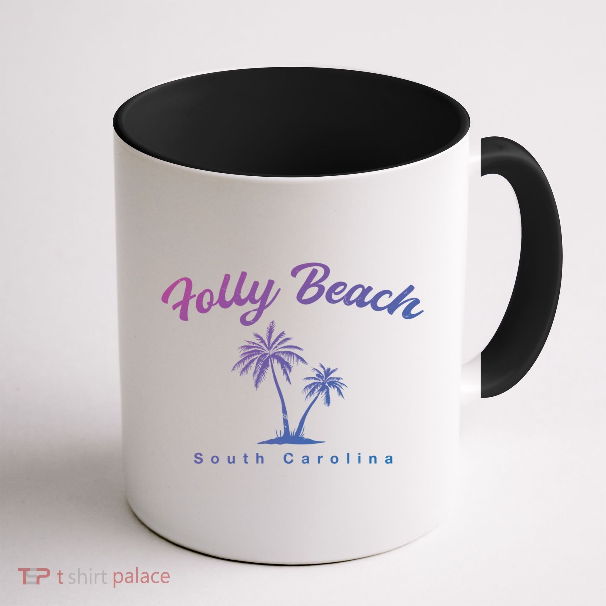 Folly Beach South Carolina Summer Sc Tropical Charleston Gift Coffee Mug